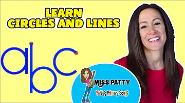 ABC Alphabet Song for Children and Kids | Learn to Read English | Circles and Lines by Patty Shukla