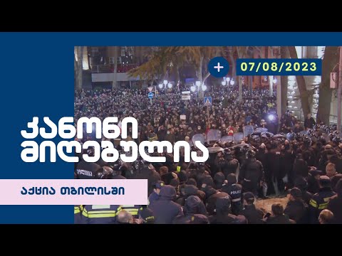 კანონი მიღებულია/აქცია თბილისში/#სამნი \u0026 Co. /07.03.2023