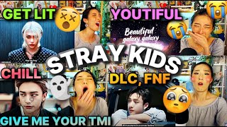 STRAY KIDS CATCH UP! DLC, FNF, Get Lit, Chill, Give Me Your TMI, Youtiful MV REACTION (스트레이 키즈)