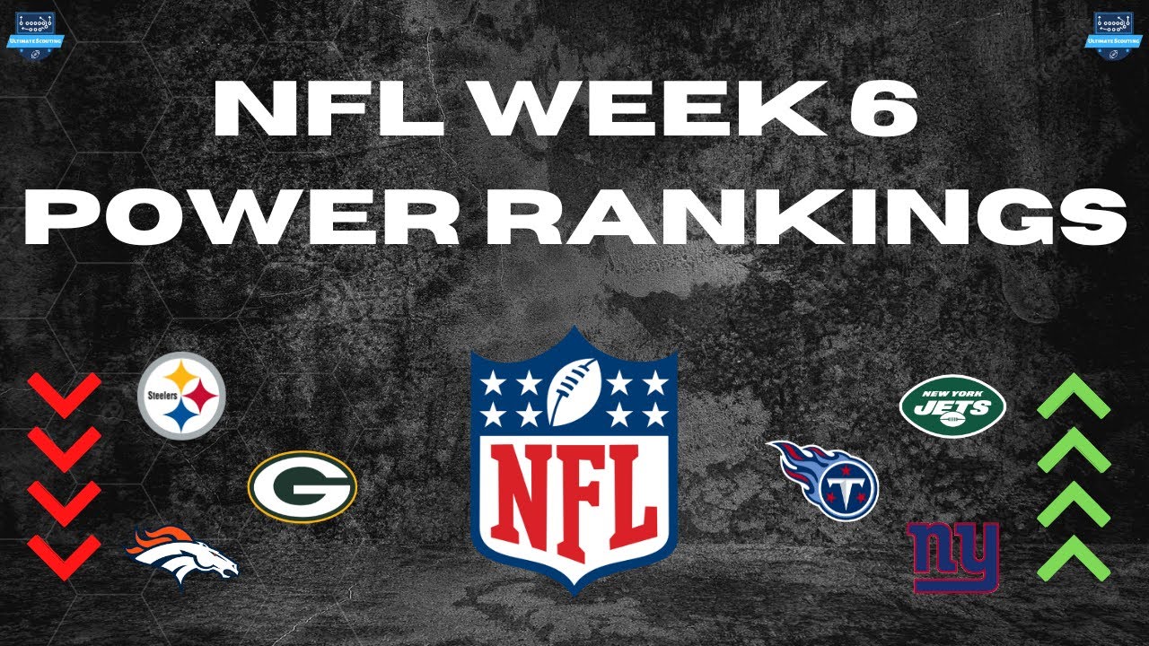 Week 6 nfl power rankings 2022 recap of week 5 in the nfl youtube