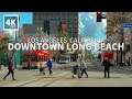 [4K] Driving Downtown Long Beach, Belmont Shore, Naples, Los Angeles, California, 4K UHD