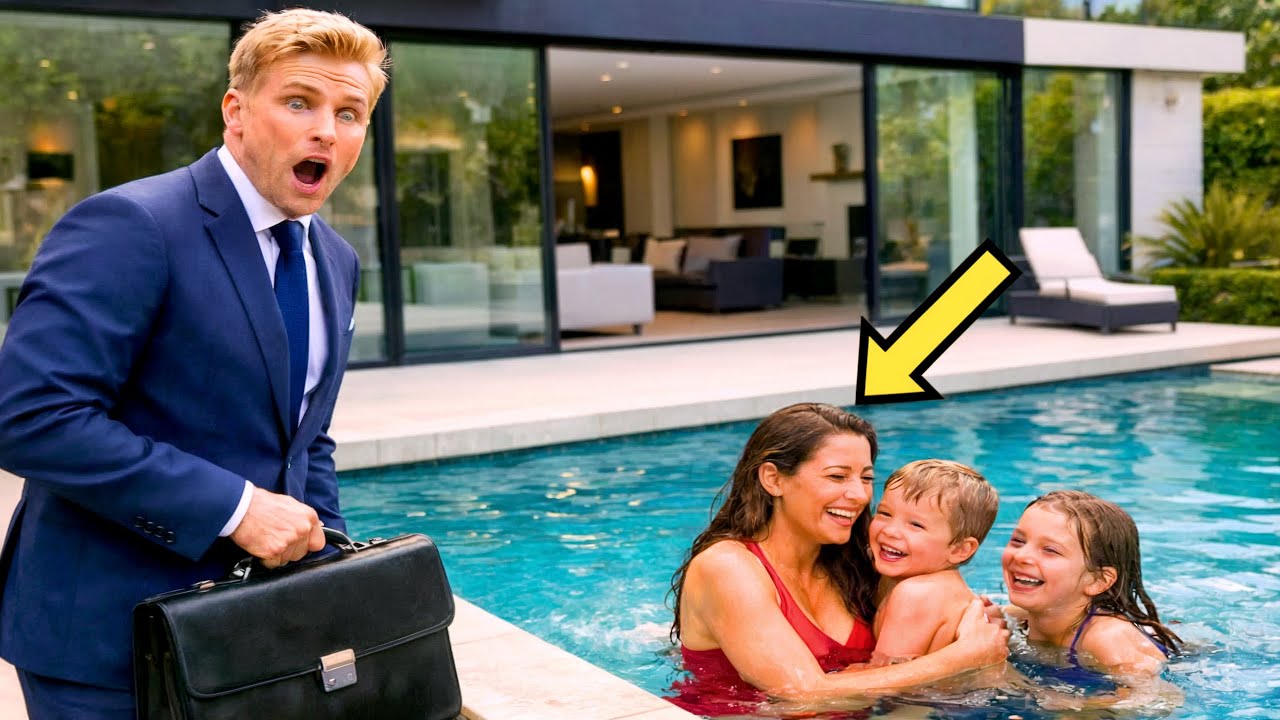 Al rientro a casa dopo due anni di viaggi d'affari, mi aspettavo il silenzio della villa vuota. Invece ho trovato una donna sconosciuta a bordo piscina, due bambini biondi che ridevano e lei che...