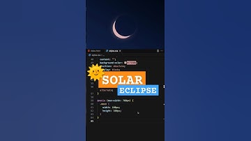 ☀️ Solar Eclipse Animation with HTML & CSS #shorts #viral #css #animation #coding #programming
