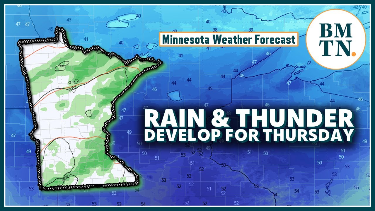 Temps climb ahead of next Minnesota storm system this week - YouTube