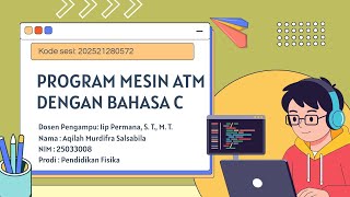 Tugas Pertemuan15 [Program ATM dengan Menggunakan Bahasa C] 