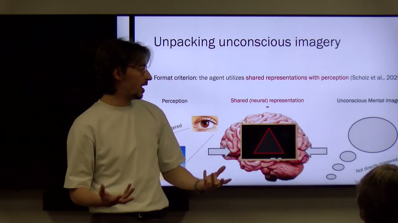Bochum - In Person Talk (No Q&A) - Scholz: Aphantasia and the Unconscious Imagery Debate
