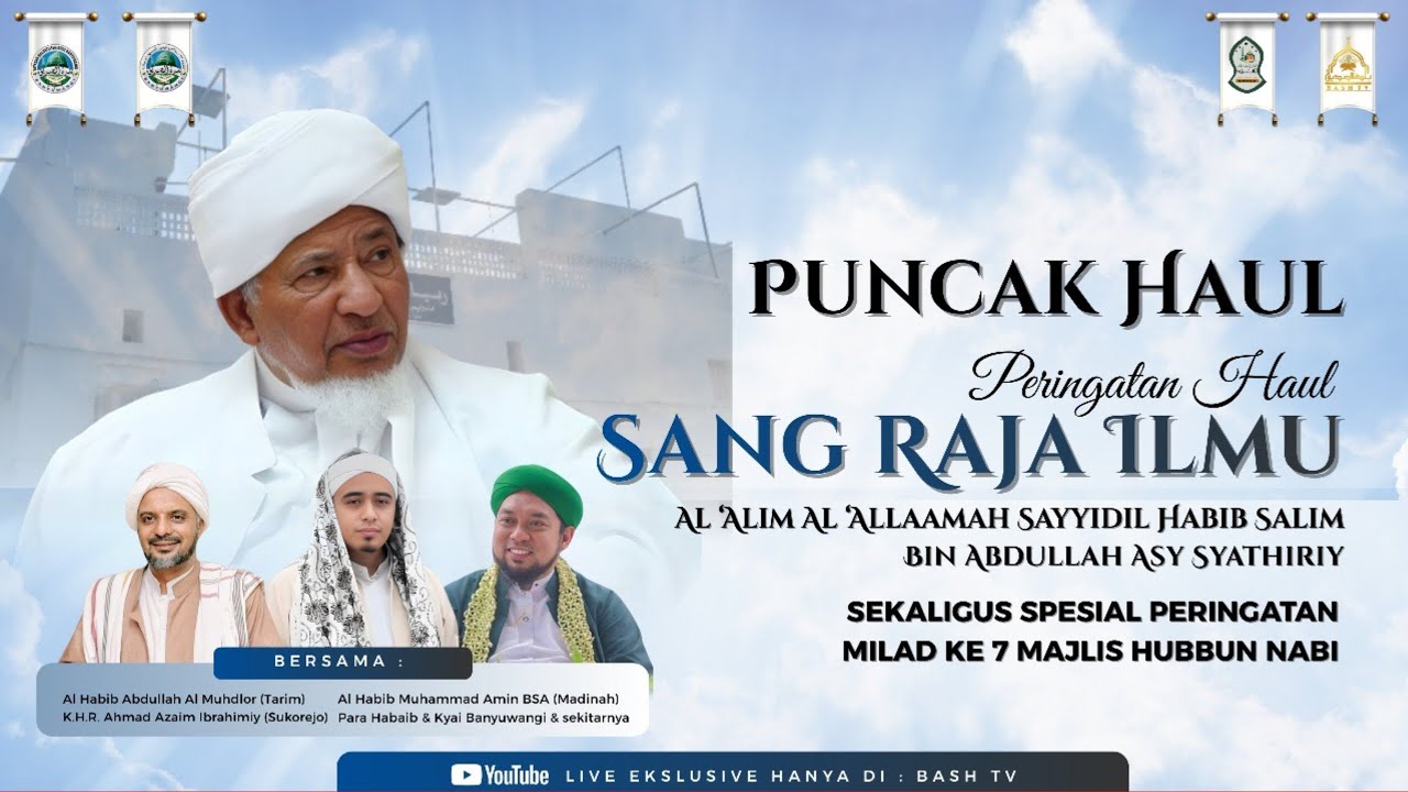 🔴Live || Puncak Haul Shulthonul Ilmi Al Habib Salim Bin Abdullah Assyatiri Ke - 8