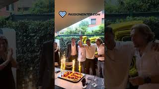 🎂🖤💙 Javier Zanetti festeggia i 15 anni del Botinero #shorts