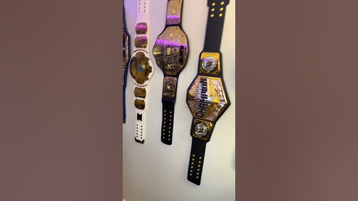 Collector Problem number 1. WWE Title Belts is mine #wwe