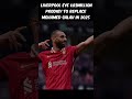 83M Prodigy Set To Replace Mohamed Salah At Liverpool In 2025 83M Prodigy Set To Replace Mohamed Salah At Liverpool In 2025