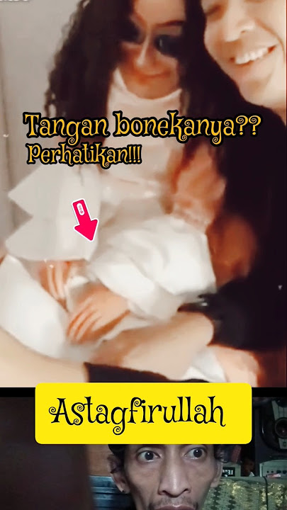 perhatikan‼️ TANGAN BONEKA BERGERAK SENDIRI⁉️😰🤔 #viral #seram #tiktok #shorts
