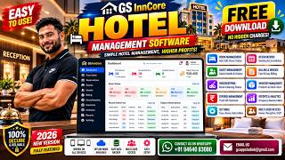 Hotel Management Software Free | Room, Booking, Billing & Guest Management screenshot 5