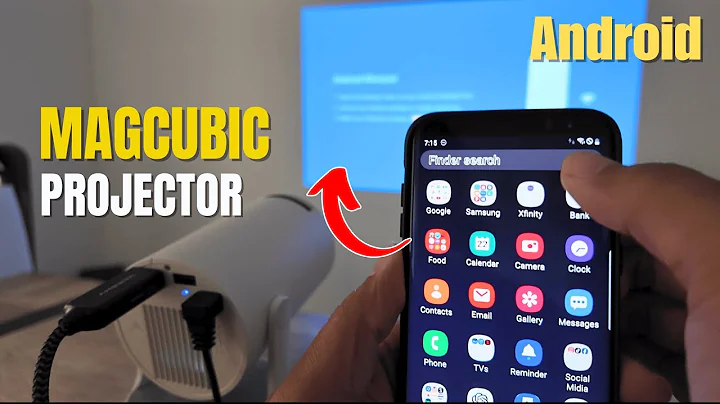 Magcubic Projector Connect to Android Phone - QUICK and EASY