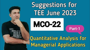 #MCO-22 #Last Minute Revision