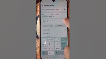 Block/unblock number#oneui #samsung #shorts 🚫 😎