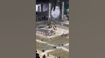 Chaos at the Lady Gaga show