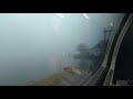 Long train ride in the fog through switzerland 4k  8 hours asmr