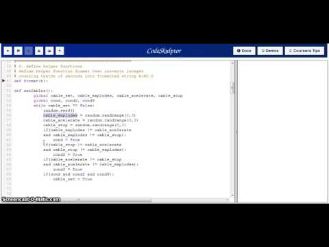 Tutorial Part 2 drawing components and flag conditions - An interactive programming for python .wmv