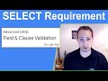 GAQL Validation: SELECT Requirement