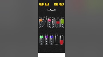 2022! Soda Sort Level 32 Walkthrough Solution Android/iOS