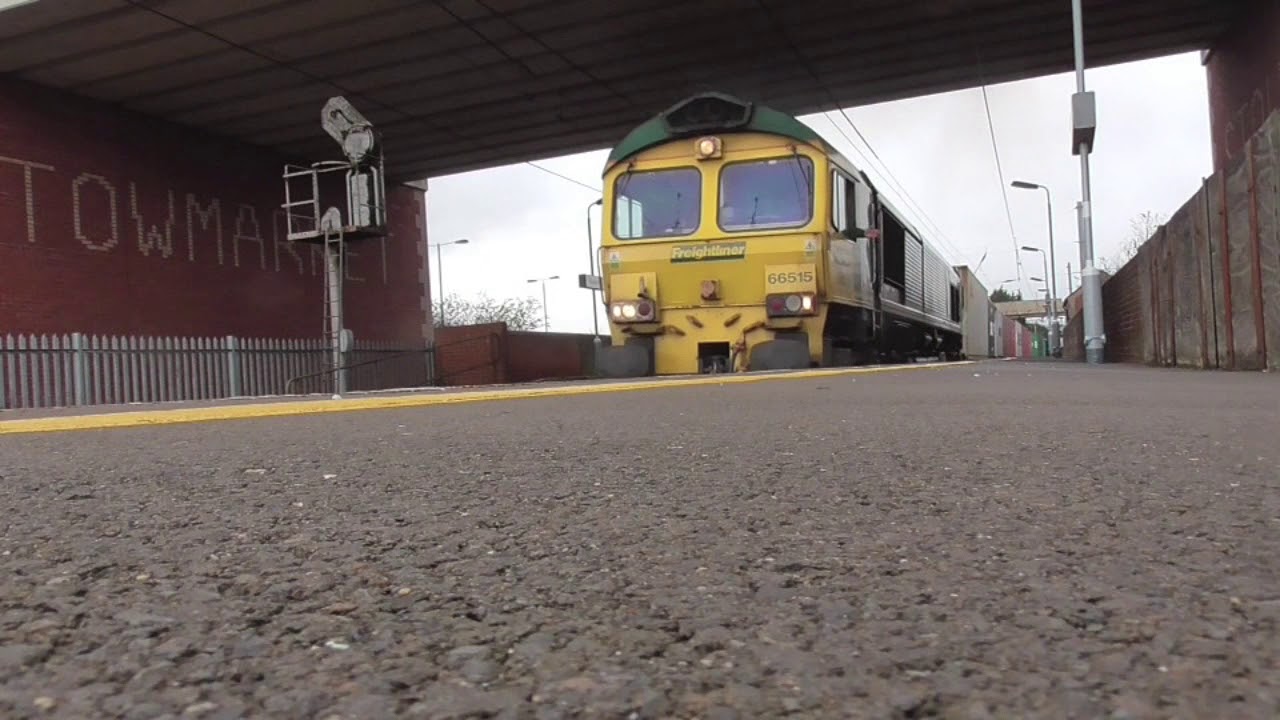 ***ABSOLUTE MEGA 46 TONE*** 66515 leaves Stowmarket on 4L93: 01/02/2018