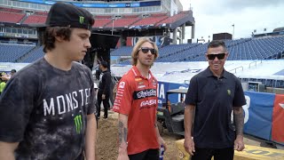 Nashville Supercross Track Walk With Haiden And Brian Deegan!