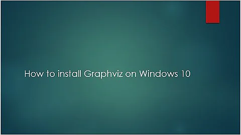 How to install graphviz windows10
