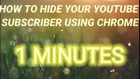 How to Hide Subscribers on youtube 2021 | Hide Youtube Channel Subs Count on Android