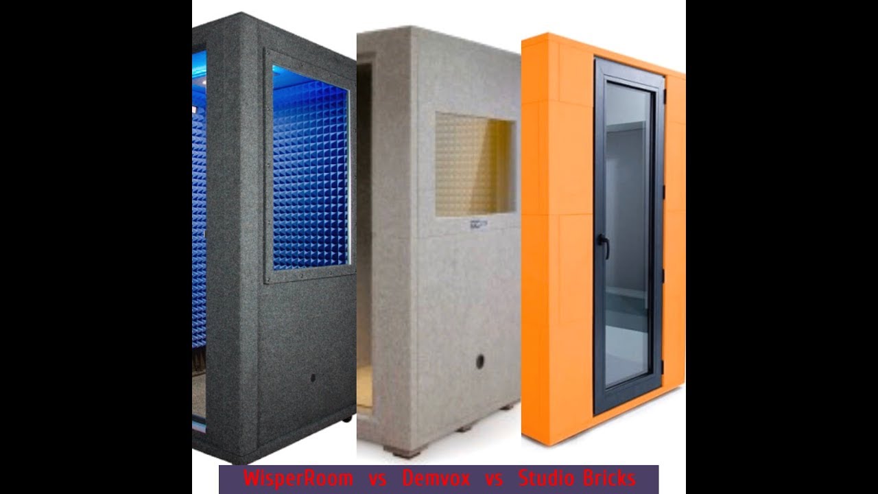 Whisperroom Vs Demvox Vs Studiobricks Vocal Booths Vs Series Part 1 Youtube