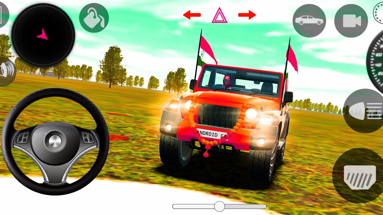 Dollar (Song) Modified Mahindra Orange Thar 😈 | | Indian Cars Simulator 3D | | Indian:Games 