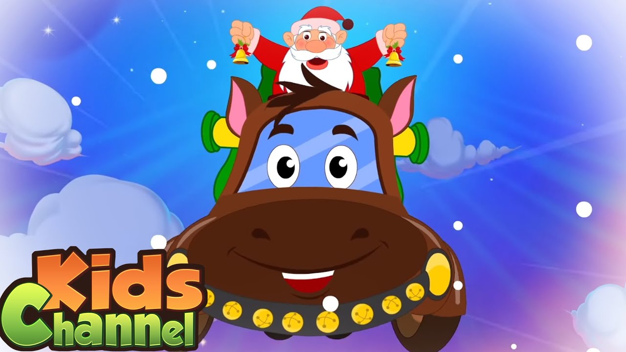 Jingle Bells | Little Red Car Cartoons | X'mas Videos for Babies