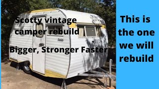 1964 retro Serro Scotty Sportsman vintage camper wins the remodel rebuild restoration .