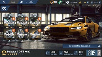 NfS: No Limits - Polestar 1 (NFS Heat) gold upgrade