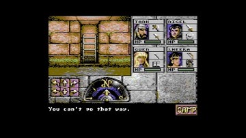 Eye of the Beholder on C128 (Vice emulator) Part 2