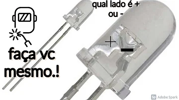 Como saber o lado positivo do LED SMD?