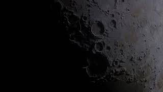 Видео Футаж Полёт над Поверхностью Луны   Луна в Космосе