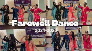 Farewell dance performance 💕|Desi girl| Aashiq| sauda khara khara |#farewell #trend