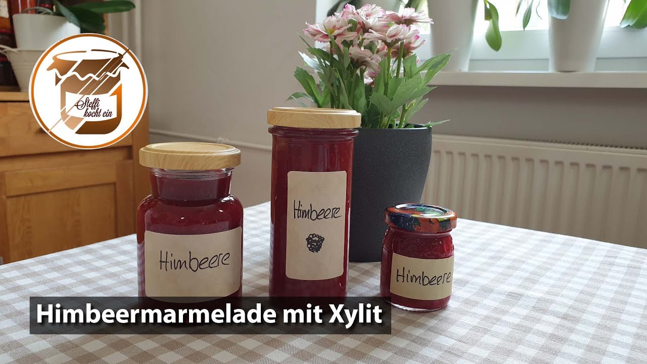 Himbeermarmelade ohne Zucker sondern mit Xylit