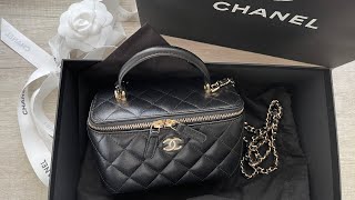 Chanel 21A Unboxing - Vanity on Chain with Handle | Chanel Métiers D'Arts 2021