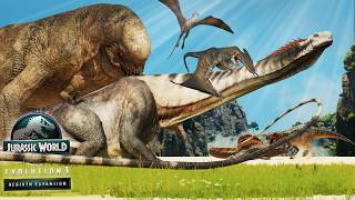 REBIRTH BATTLE ROYALE GAMEPLAY | ALL DINOSAURS! - Jurassic World Evolution 3 HD