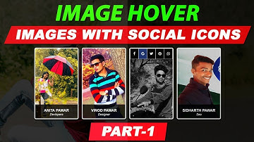 How to Create Image Hover Effect with Social Icons Using Css Properties  Part-2