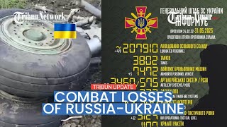 🔴 Total combat losses of Russia and Ukraine until Day 462