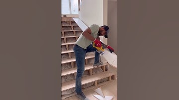 Skirt board 👉Gpr3Carpentry🔨.  #carpentry #construction ##diy #diytools #tools #viral