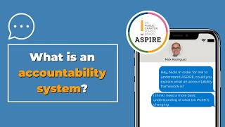 Introducing ASPIRE: What is an Accountability System?