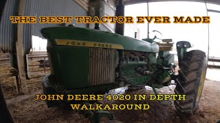 In Depth Walkaround/How To Drive John Deere 4020