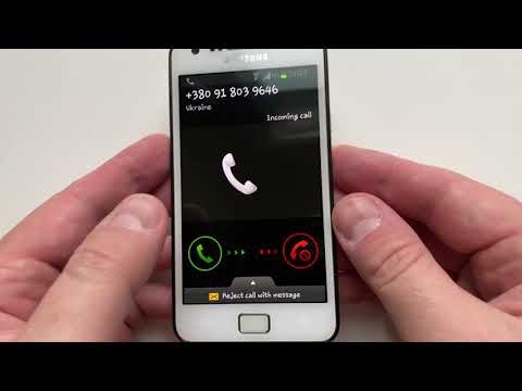 Samsung Galaxy S2 Incoming Call Over The Horizon