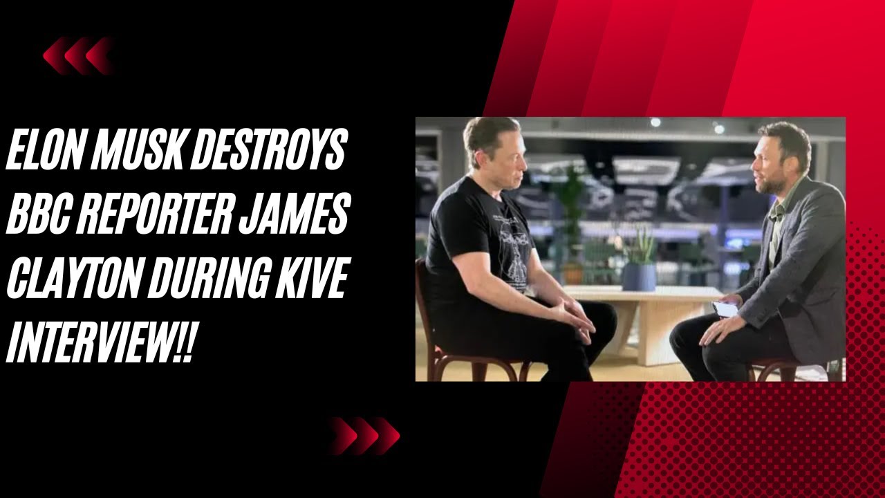 Musk SHOCKS BBC Reporter in Unbelievable Live Interview - "You Just ...