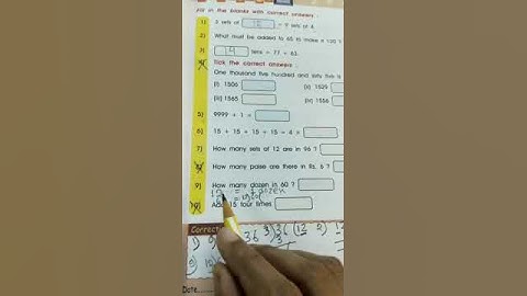 Class II M Math class 2022(p-13) part 3