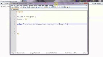 3: variables in php in urdu