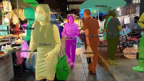 Detectron2 Mask RCNN R50 FPN in Bangkok